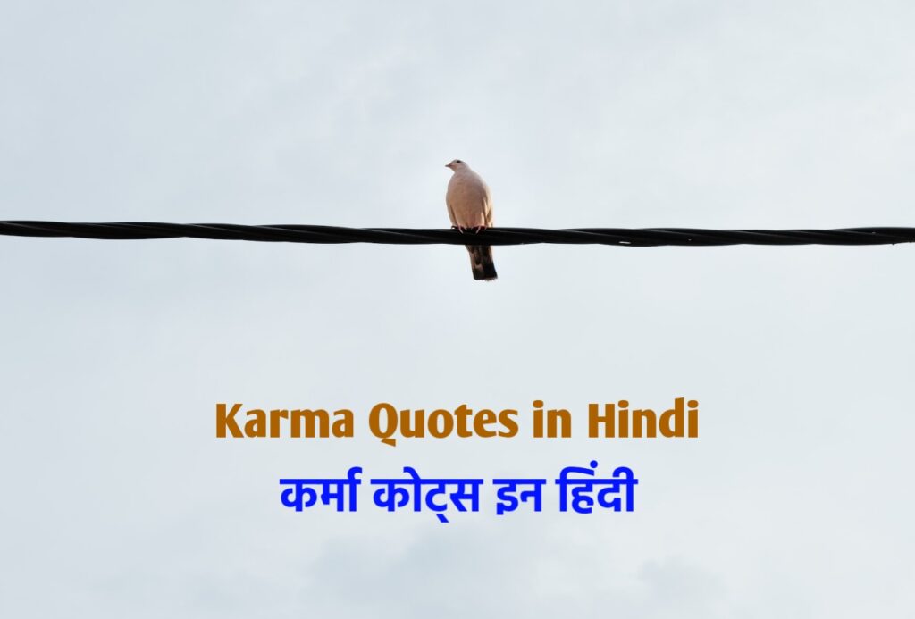 Karma Quotes in Hindi, कर्मा कोट्स इन हिंदी, Positive Karma Quotes In Hindi